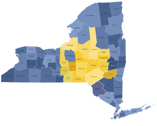 Service area map